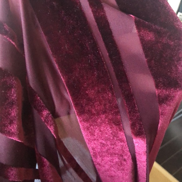 DKNY Longline Velvet Tunic Dress - Picture 10 of 10